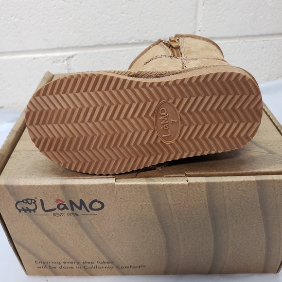 Kids chestnut boots stain and water resistance size 5-10C - Picture 5 of 8